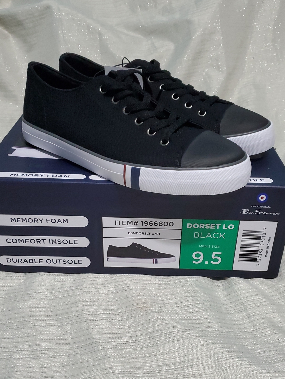 Ben Sherman Dorset Lo Black Shoes